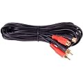 10M Twin Phono RCA Extension Lead / RCA Male - Female (By CABLES 4 ALL)