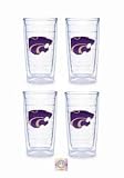 Kansas State Wildcats Tervis Tumblers 16 oz - set of 4