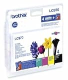 Brother LC-970VB1PDR Tintenpatrone gelb/blau/schwarz/magenta