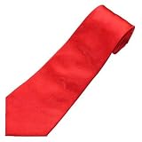 Plain Red Men's Tie