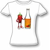 hot sauce Jr. Miss Fitted Tee