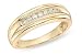 1/5 Carat Diamond 14K Yellow Gold Men's Ring