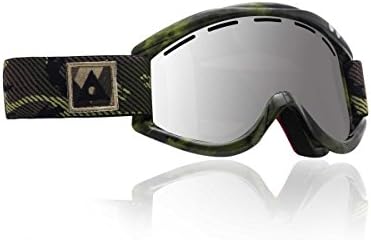 Ashbury Eyewear Kaleidoscope Goggle with Free Replacement Lens Army/Silver Mirror Lens, One Size