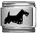 schnauzer12 - Clearly Charming Schnauzer Laser Italian Charm