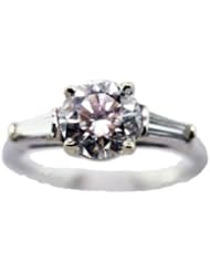 Platinum and Diamond 1.50ct Round Briilliant Cut Ring with GIA Report!