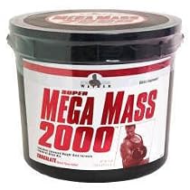Weider Super Mega Mass 2000 Powdered Drink Mix, Smooth Chocolate 3 kg (105.8 oz [6.6 lb])
