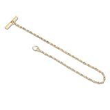 Gold-plated Nugget Tie Chain
