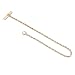 Gold-plated Nugget Tie Chain