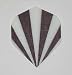 4 sets Black Stripes Nylon Standard flights - Cloth, Fabric, Ripstop