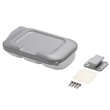 小出し餌箱ＣＯＭＰＥ（ネジ固定式ホルダー２セット付）　ＣＳ－７０１Ｇ　ホワイト