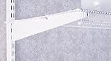 Wire Shelf Bracket - White- 9 In.