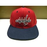 NHL Washington Capitals Red Navy 2 Tone Snapback Retro Cap