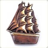 Brass Clipper Ship Doorbell