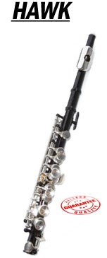 Hawk Black Colored Student Piccolo, WD-FP122-BK