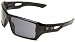 Oakley Mens Eyepatch 2 OO9136-13 Rectangle Sunglasses,Polished Black Frame/Grey Lens,One Size