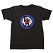 RIP Squads The Who レコードカバーT L: イギリスの伝説的なロックグループ、The Whoのバンドロゴマークにモッズのシンボリックデザインとして知られるターゲットを組み合わせたラバープリントT