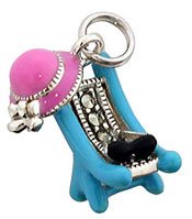 Beach Chair Hat And Glasses Charm by Judith Jack