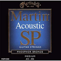 Martin MSP4200 Medium Studio Performance Acoustic Guitar Strings