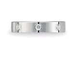 0.32 cts 4mm Comfort Fit Diamond Wedding Band - 14kt White or Yellow Gold