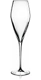 Luigi Bormioli Prestige Champagne Flute Glasses, Set of 4