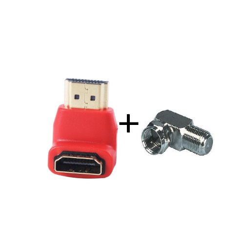 90 degree right angle hdmi adapter female to 
