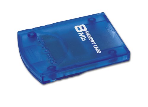 Childrens Toyshop  Video Games : Memory Card 8Mb Clear Blue