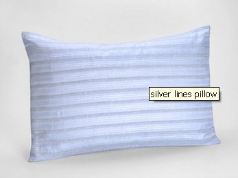Calvin Klein Home Silver Lines Pillow, Calm Calvin Klein Home Silver Lines Pillow, Calm