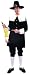Pilgrim Man Adult Halloween Costume Large or Medium