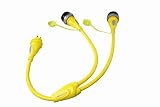 Furrion Electrical Shore Power Y Adapter (30 Amp 125v Locking Male to Double 30 Amp 125v Locking Female with Sealing Collar System, Yellow) with Powersmart LED Indicators