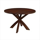 Cafe Stafford Round Dining Table in Espresso