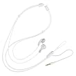 Sony MDR-NE2W NUDE Neck Strap Stereo Earphones(White)