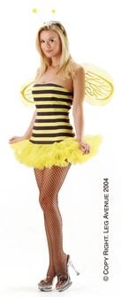 Childrens Toyshop  Toys : Sexy Bumble Bee Fancy Dress Sizes 6-14 [Leg Avenue Size : S/M SIZE 6-10 (Bust 32-36A-C,Waist 23-27,Hips 34-39)]