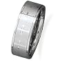 Tungsten Carbide Men's Ring (7.5mm) with Cross Design