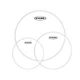 Evans G1 Tompack Clear, Rock (10 inch, 12 inch, 16 inch)