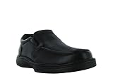 Trendz Mens Slip-On Dress Casual Black/Black