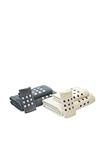 Natural History Gifts Set Toalla De Baño 6 Uds. Mod.2 400 G (Gris / Blanco Roto)