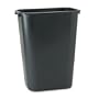Plastic Wastebasket, Large, 41 1/4 quart, Gray, 12/carton RUB295700GY