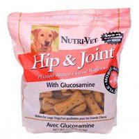 Hip and Joint Peanut Butter Flavor Wafers for Large Dogs Net Wt 6 LBS (2.7kg)