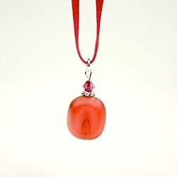 Glass Pendant - Wen Red 1