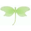 5" Small Green Jewel Dragonfly Decorations - dragonflies hanging nylon nursery bedroom girls room ceiling wall decor, wedding birthday party baby bridal shower