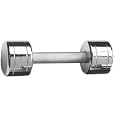 Cap Barbell 1 Single 8 lb Chrome Dumbbell Weight