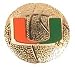 University of Miami Basketball Pin