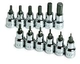 12 Piece 3/8 Drive SAE Hex Bit Socket Set 12 Piece 3/8 Drive SAE Hex Bit Socket Set