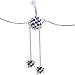 Jewelry : Clear Summer Splash HEDGEHOG Dangle BELLY CHAIN