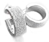 Sterling Silver Sparkling Stardust Huggie Hoop Earrings