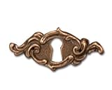 Horizontal Escutcheon Antique Brass 2 1/2