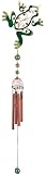 Wind Chime Copper & Gem Frog Garden Decoration Hanging Porch Decor