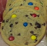 M&M Chocolate Chip Cookies - 48, 3 oz Cookies