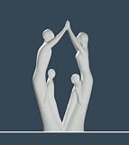 Produkt-Bild: Gilde Skulptur Francis Familie 'Elternschutz', 42 cm, creme