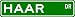 HAAR Street Sign ~ Personalized Family Lastname Sign ~ Gameroom, Basement, Garage Sig...